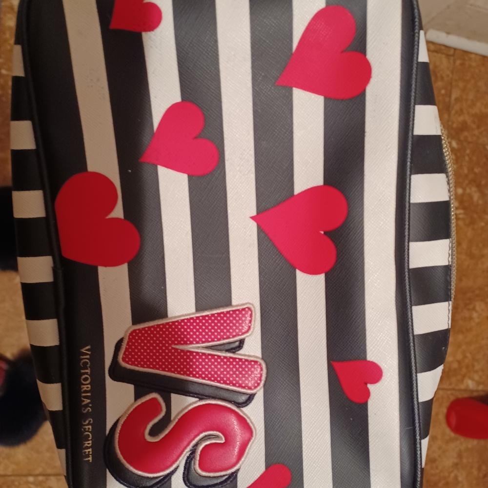 Victoria secret love me red white and black